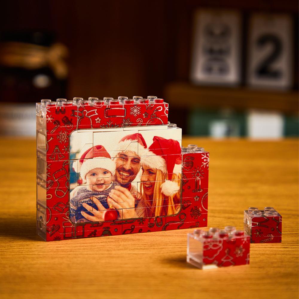 Custom Photo Building Brick Light Up Building Bricks Multicolor LED Light Brick Gift for Him - soufeeluk