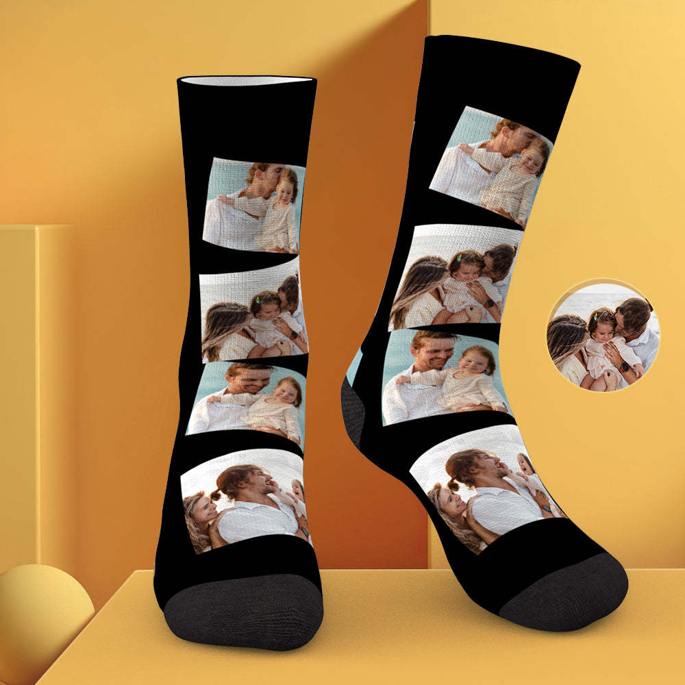 Custom Photo Socks Multi-map Fashion Gifts - soufeeluk