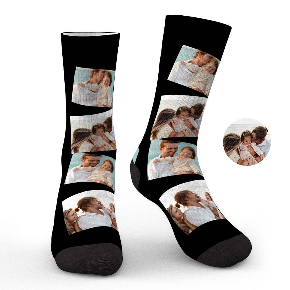 Custom Photo Socks Multi-map Fashion Gifts - soufeeluk