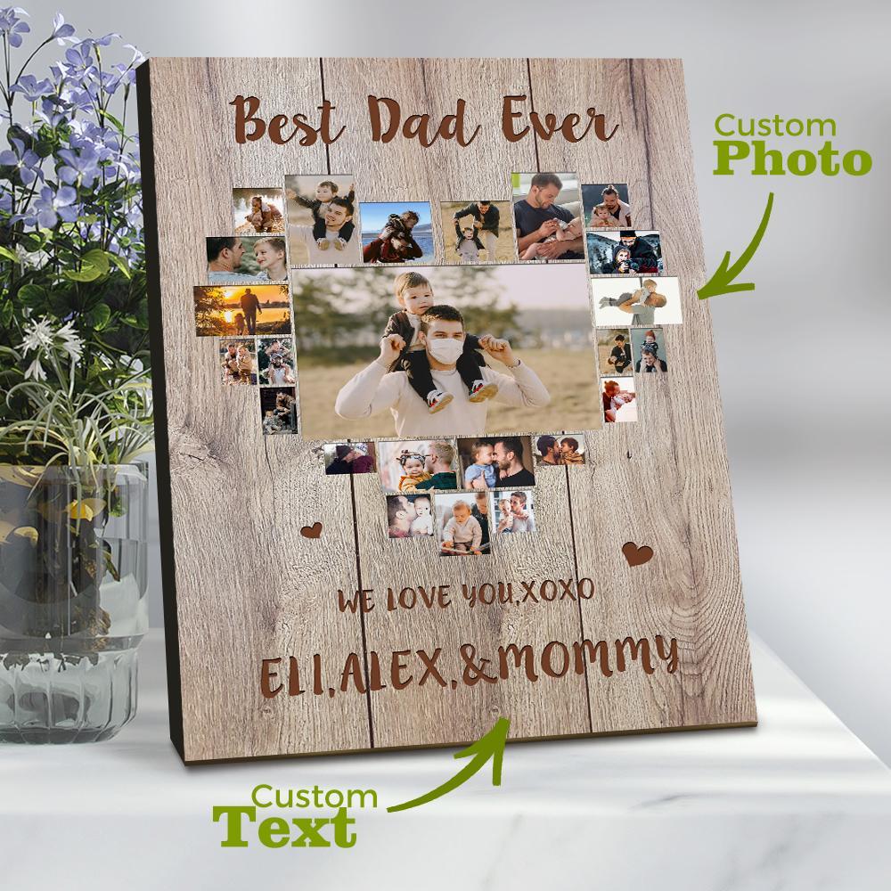 Personalised Canvas Prints With Multipicture Perfect Gift For Father's Day - soufeeluk