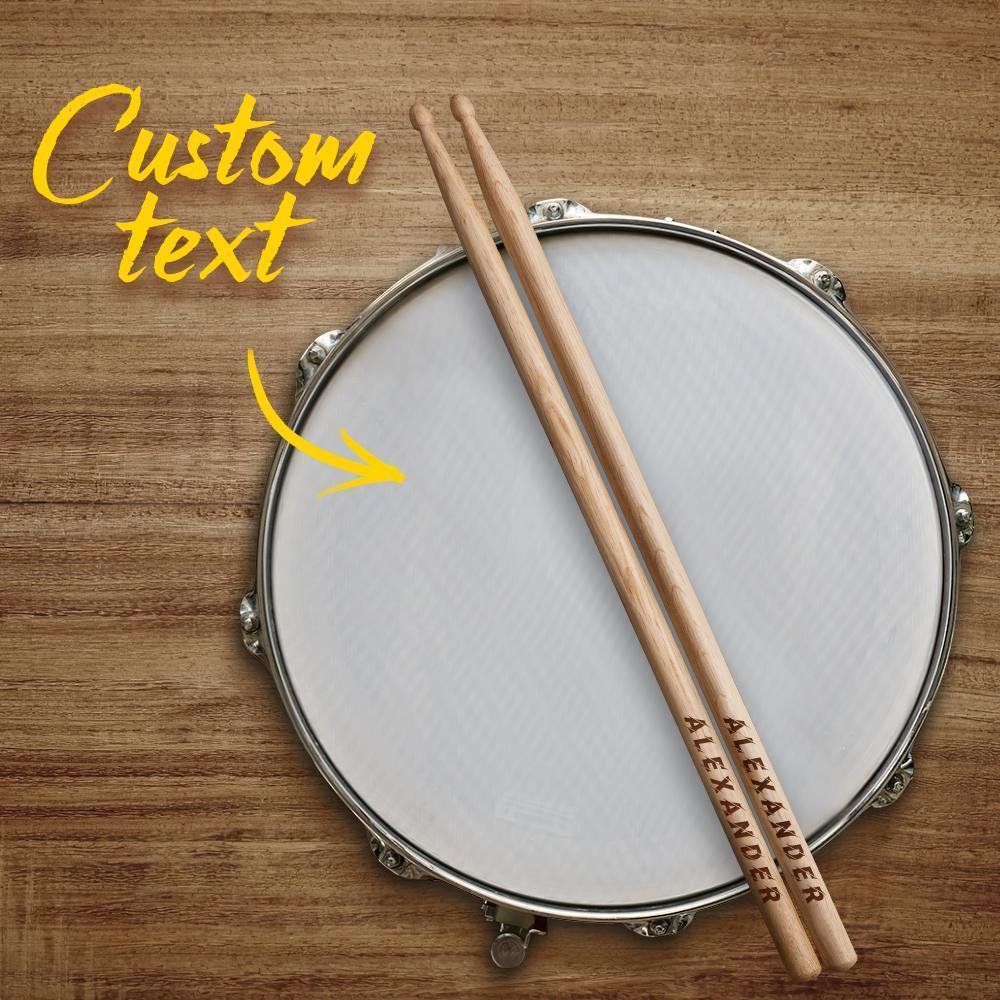 Custom Engraved Drumsticks Unique Gifts for Drummer