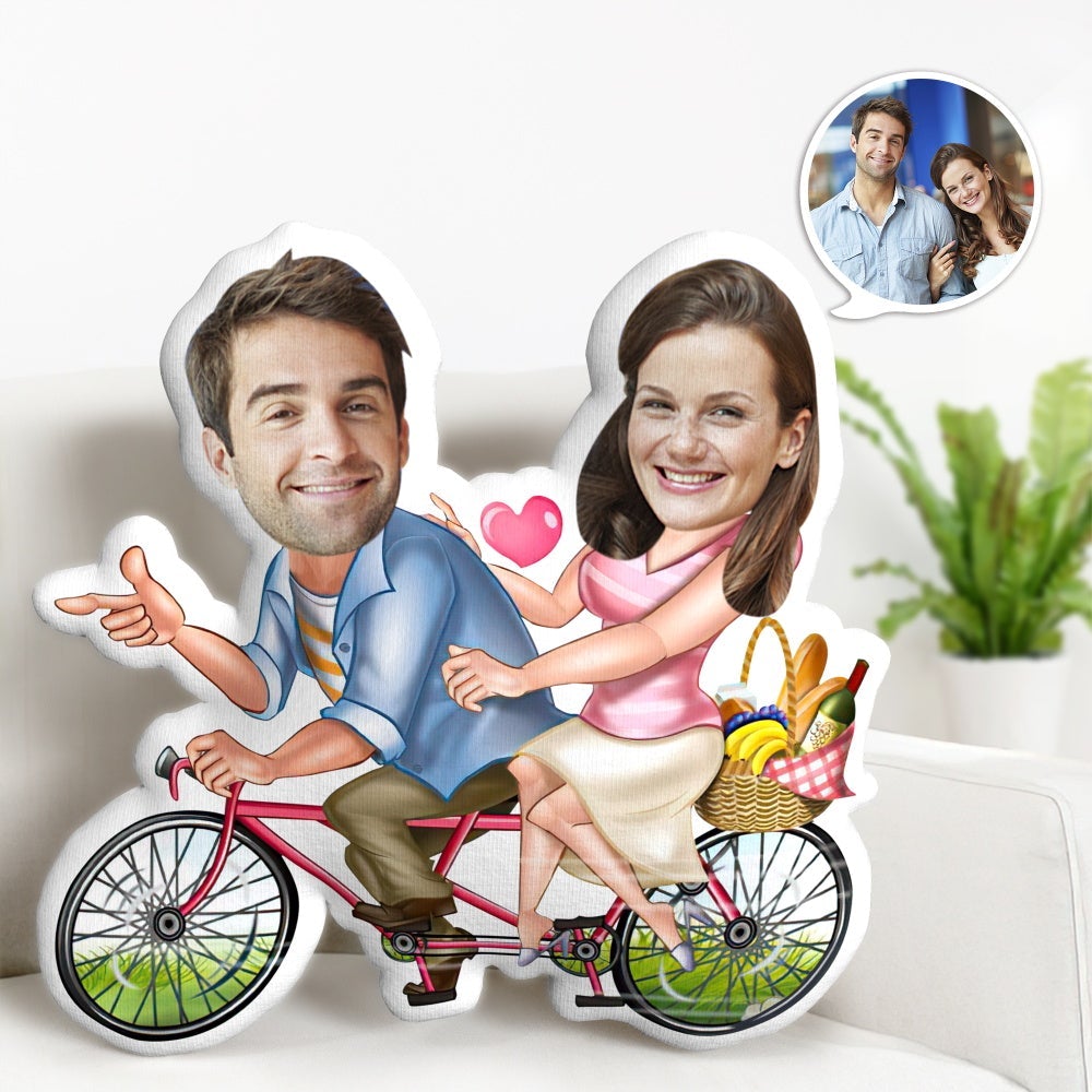 Valentine's Day Gifts Custom MiniMe Pillow Custom Couple Pillow Unique Photo Pillow Love Gifts