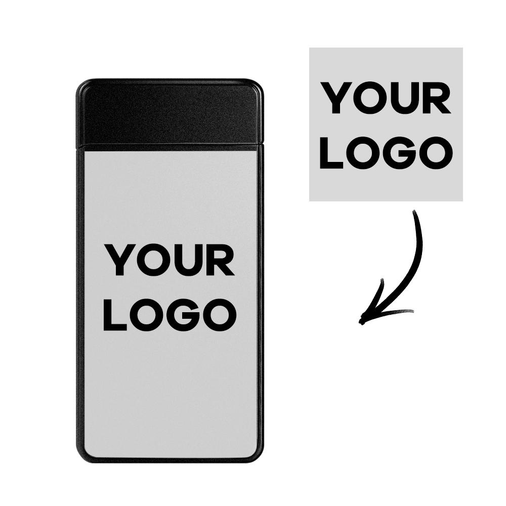 Photo Lighter with Engraving Electric Lighter Black Scrub Perfect Family