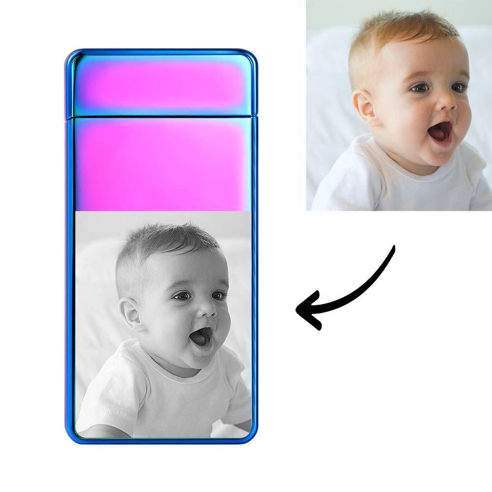 Photo Lighter Electric Lighter Rainbow Color