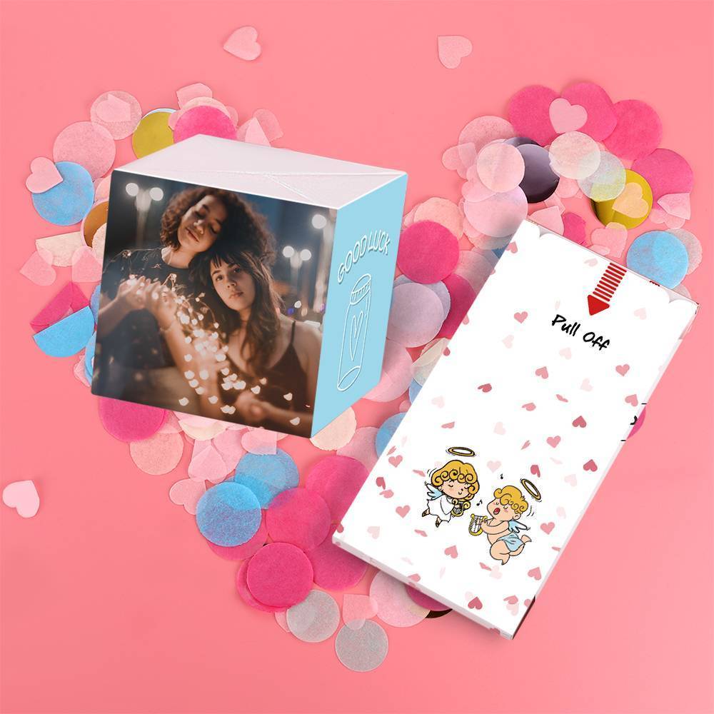 Surprise Box Custom Photo Surprise Surprise Bounce Box DIY - Good Luck