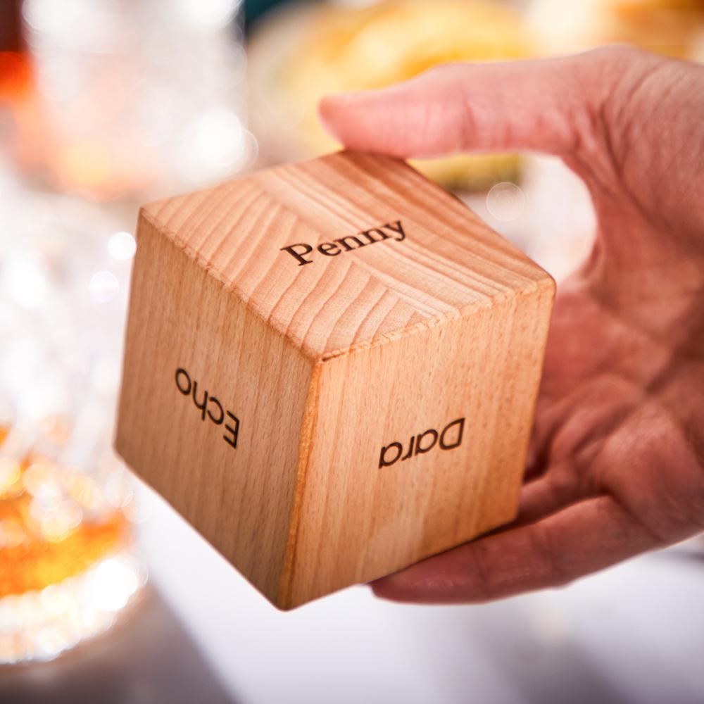 Custom Engraved Ornament Wooden Cube Creative Gifts Photo Cube- soufeeluk
