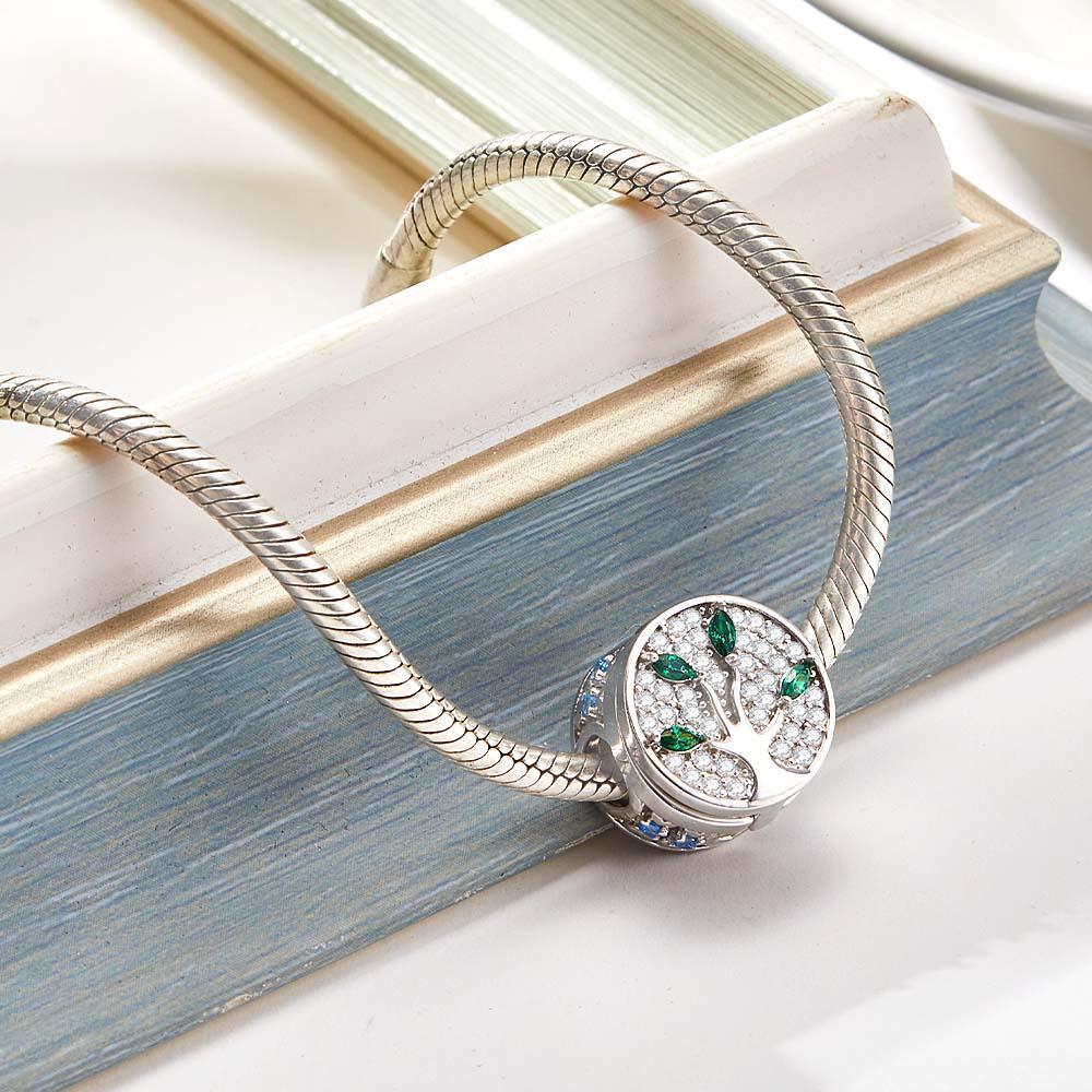 Custom Photo Charm Diamond Family Tree Unique Gifts - soufeeluk