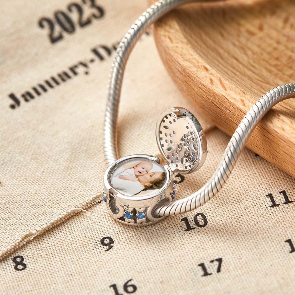 Custom Photo Charm Diamond Family Tree Unique Gifts - soufeeluk