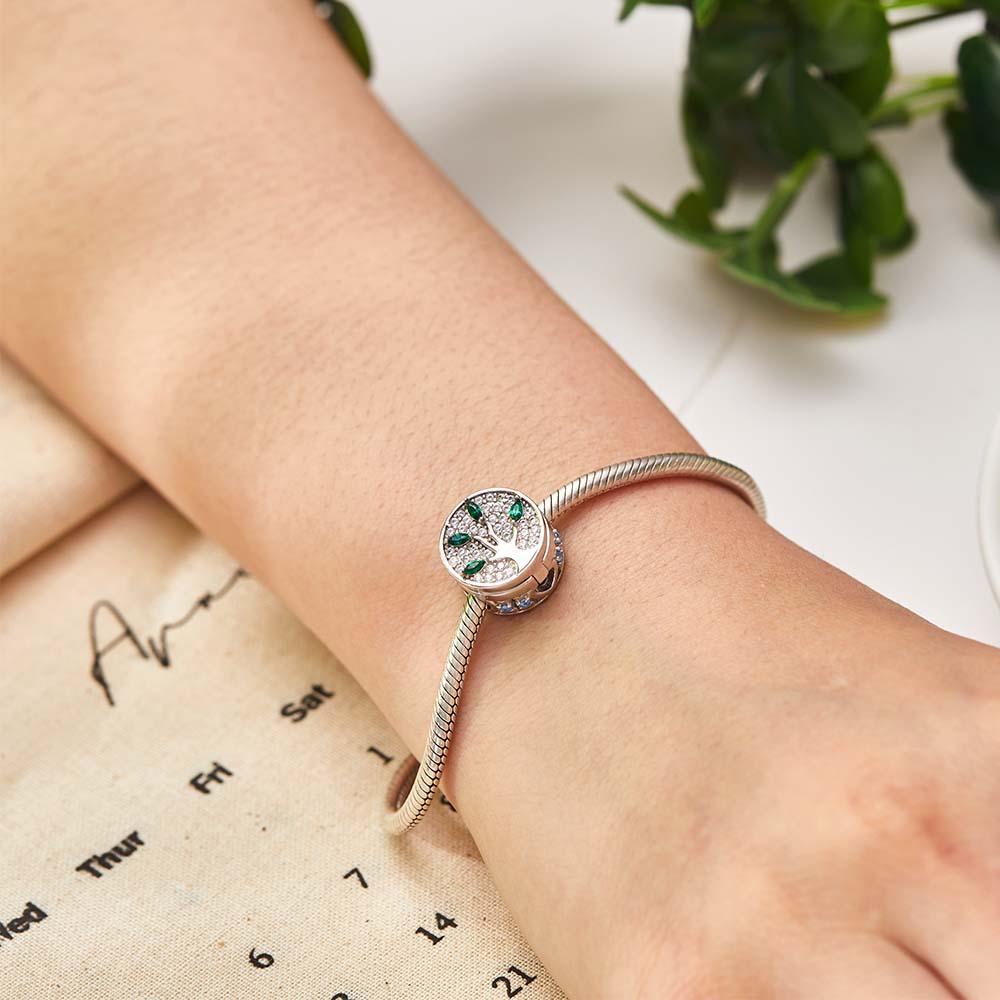 Custom Photo Charm Diamond Family Tree Unique Gifts - soufeeluk