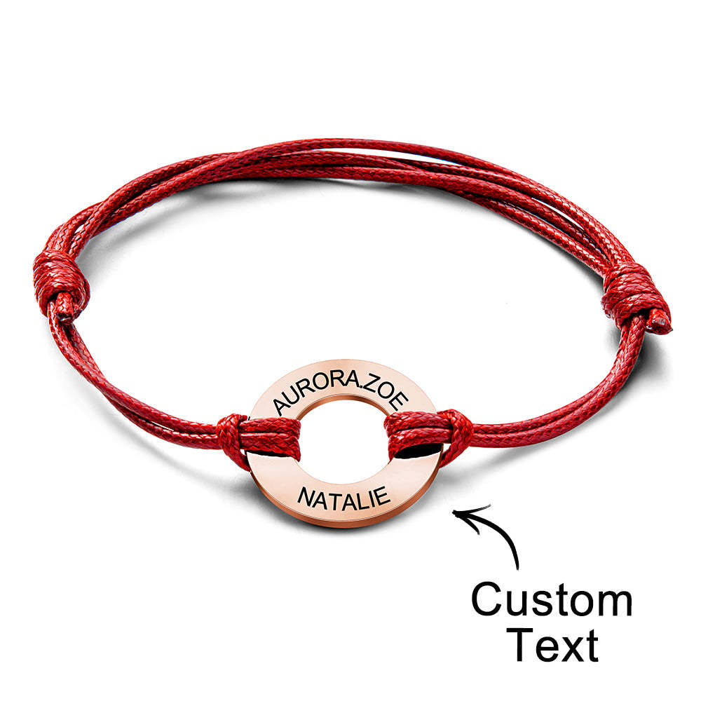 Custom Engraved Bracelet Simple Design Gifts For Dad - soufeeluk