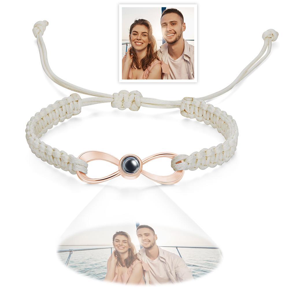 Custom Projection Photo Bracelet Creative Simple Gifts for Couple