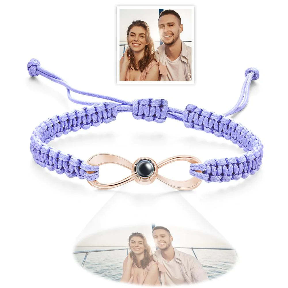 Custom Projection Photo Bracelet Creative Simple Gifts for Couple - soufeeluk