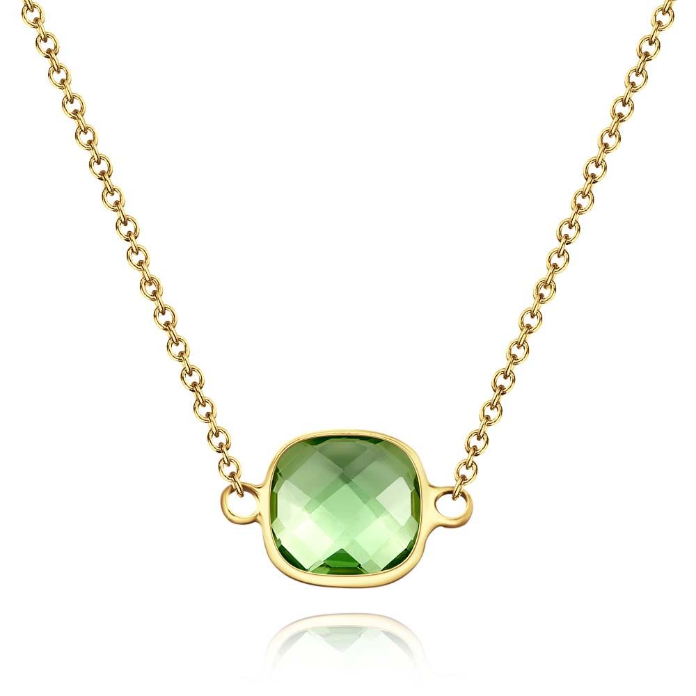 Custom Birthstone Necklace Simple Unique Romantic Gifts - soufeeluk