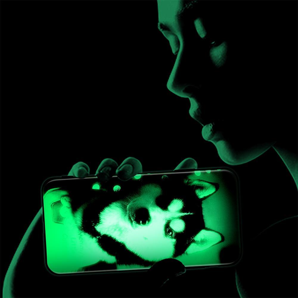 iPhone 7/8 Custom  Noctilucent Photo Protective Phone Case Glass Surface