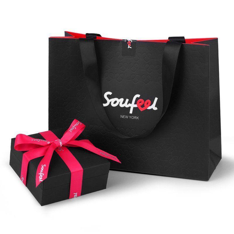 AR View - Soufeel Necklace Box with Package Bag and Polishing Cloth - soufeeluk
