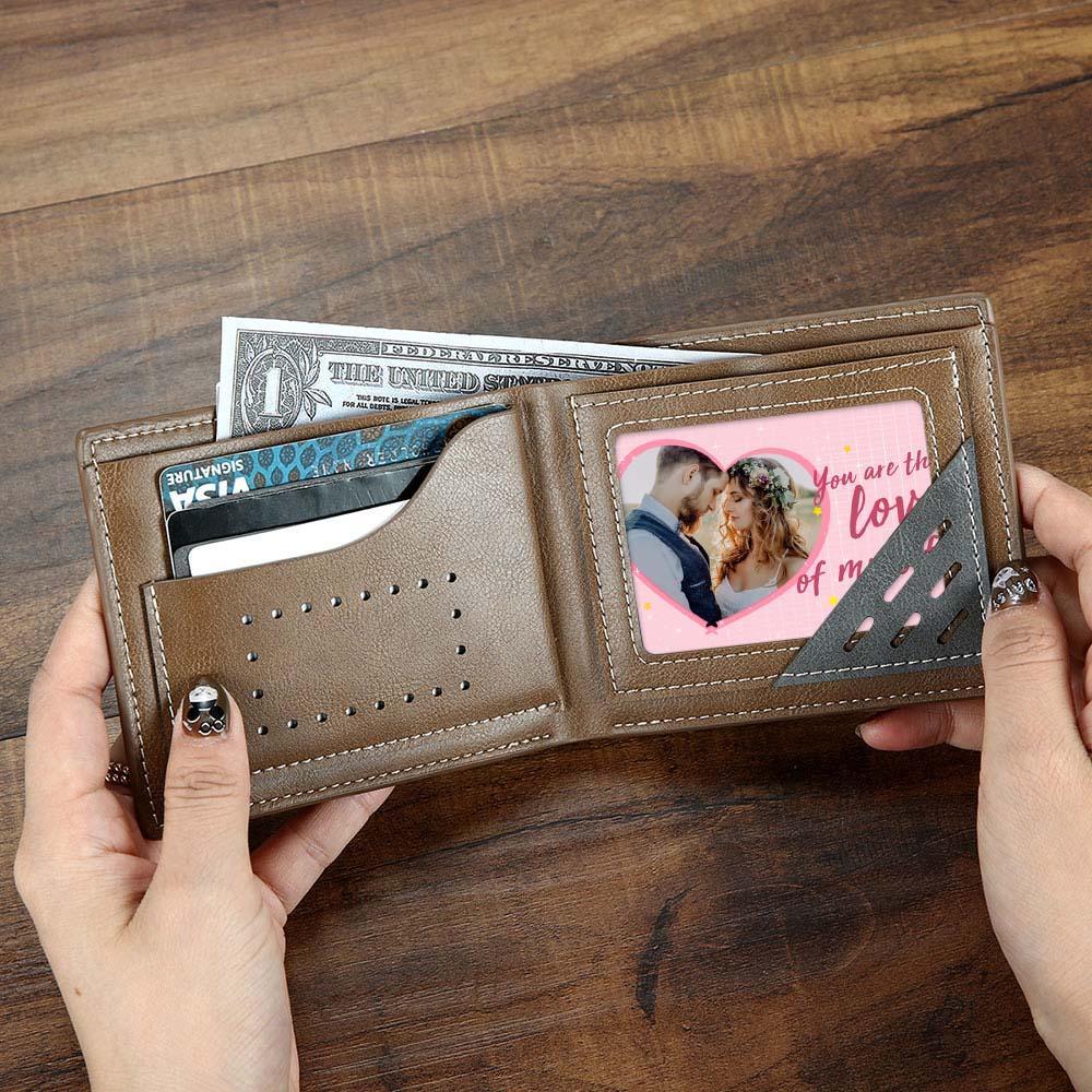 Custom Photo Wallet Insert Card Gifts for Lover - soufeeluk