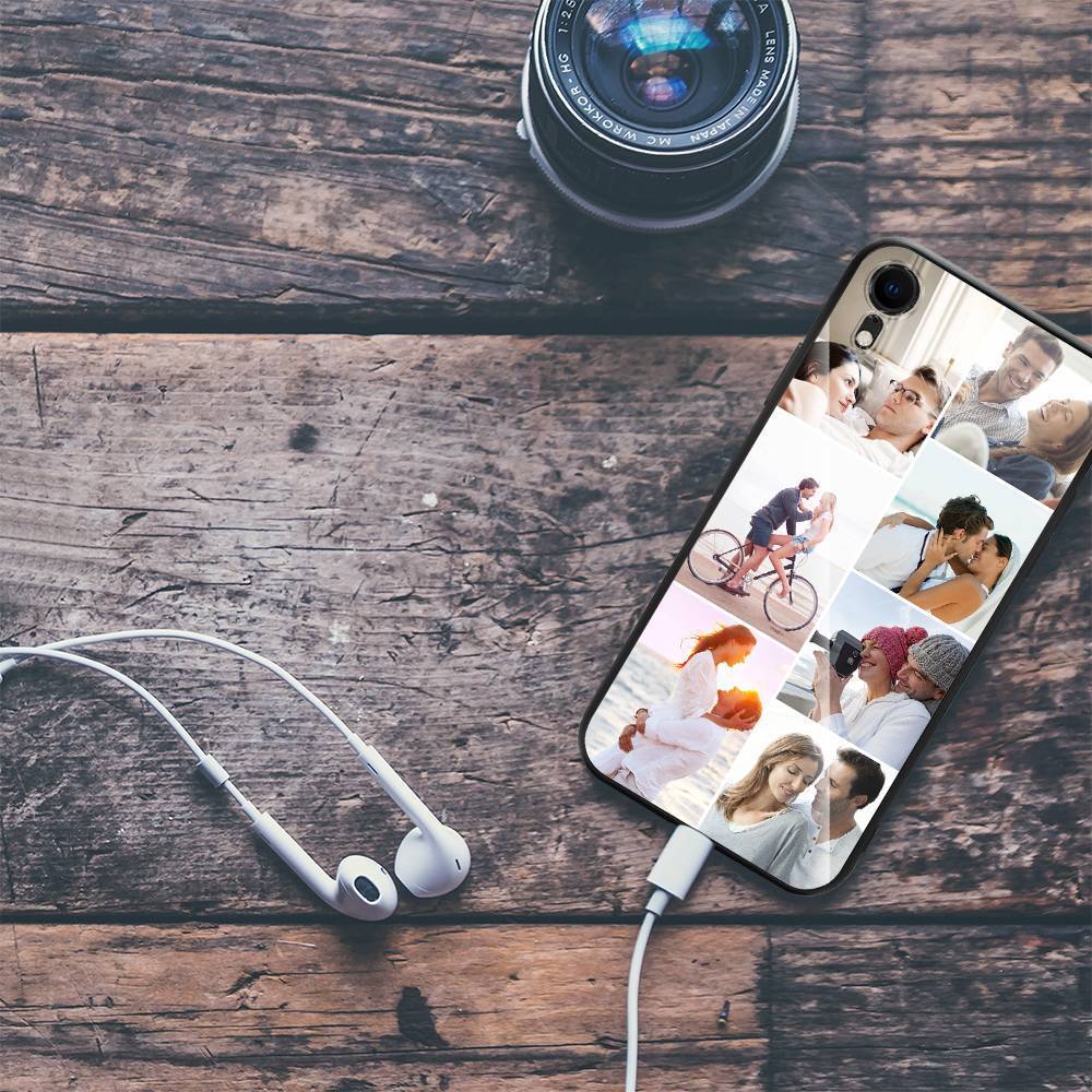 iPhone Xr Custom Photo Protective Phone Case - Glass Surface - 7 Pictures