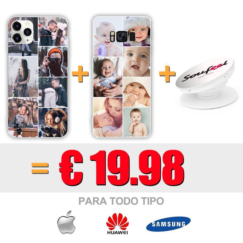 iPhone 6/6s Custom Photo Protective Phone Case - 7 Pictures Soft Shell Matte