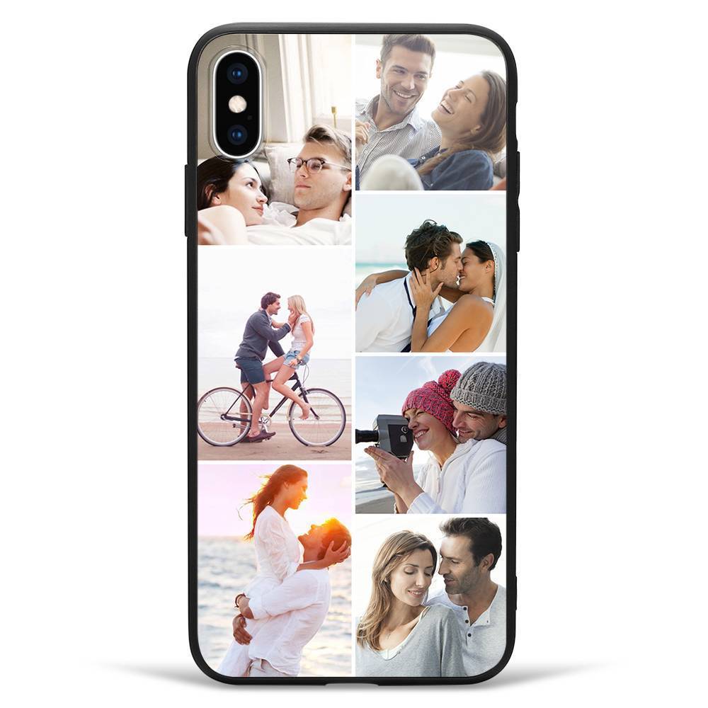 iPhone Xs Max Custom Photo Protective Phone Case - 7 Pictures Soft Shell Matte