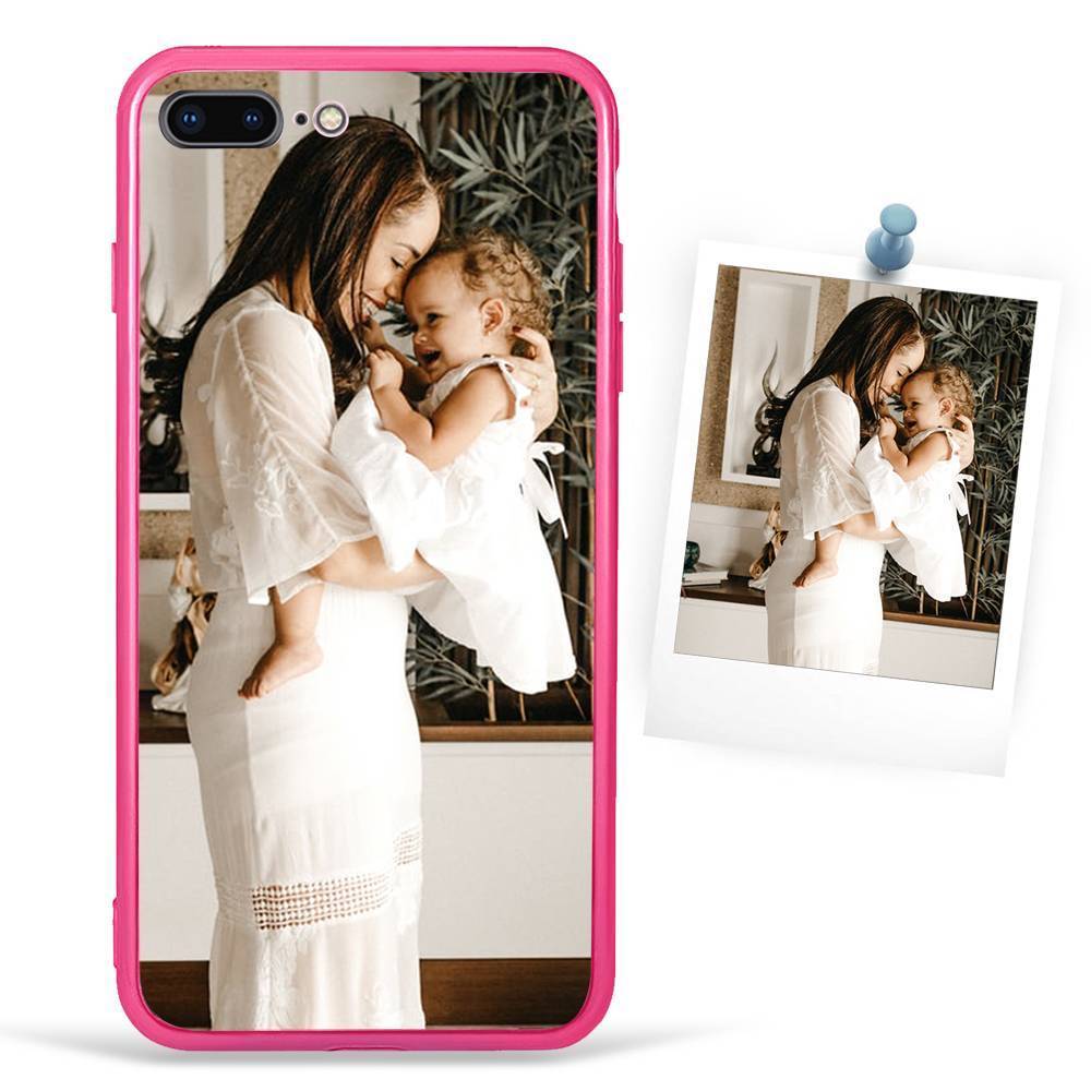 Custom Photo Protective Phone Case Acrylic Rose Red - iPhone 6/6s