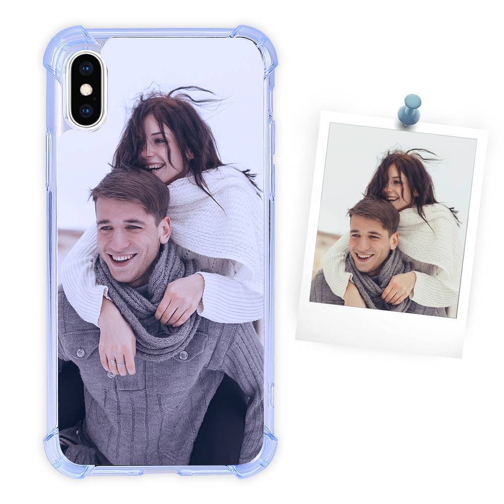 Photo Phone Case Silicone Anti-drop Soft Shell Sky Blue - iPhone Case