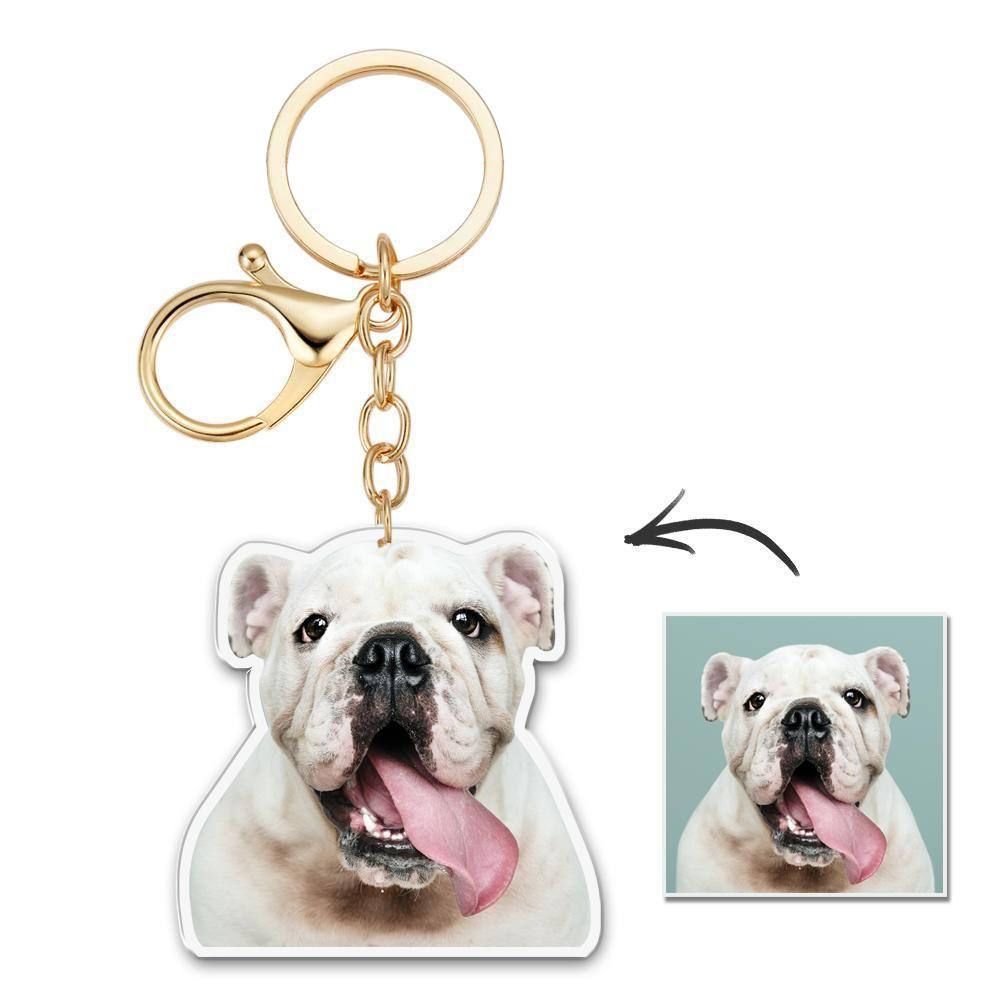 Custom Photo Keychain Unique Design In Memory Pet Keychain Photo Keychain