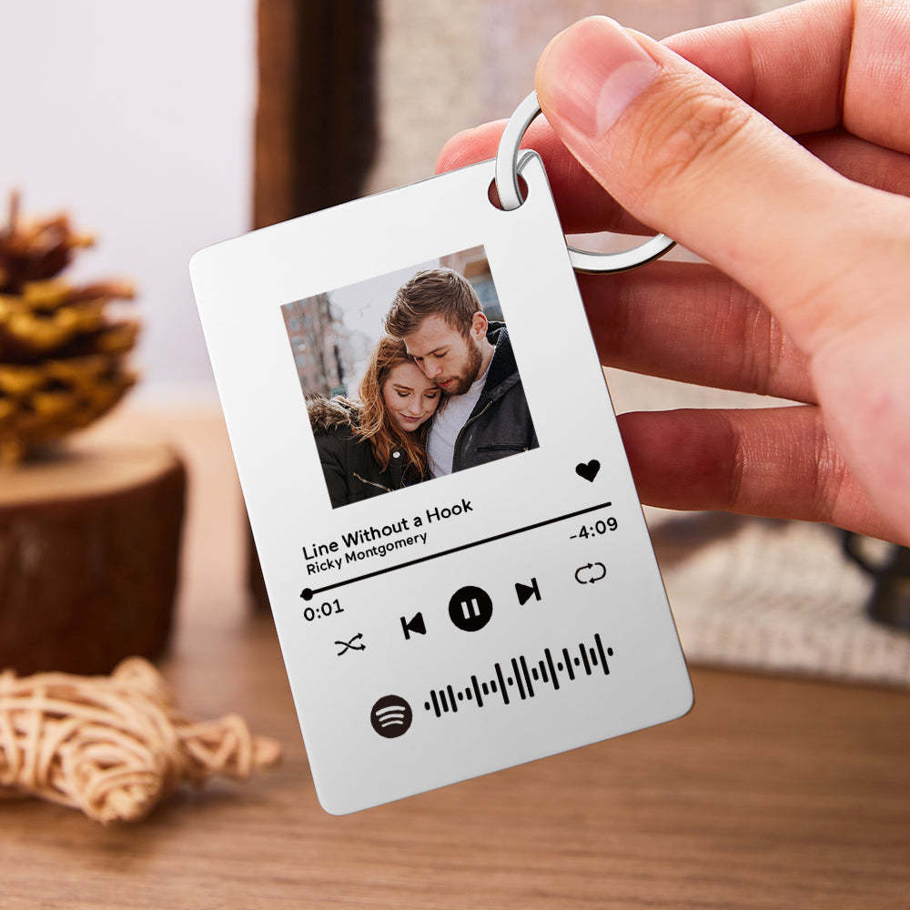 Custom Photo Scannable Spotify Code Music Plaque Valentine's Day Gifts - soufeeluk
