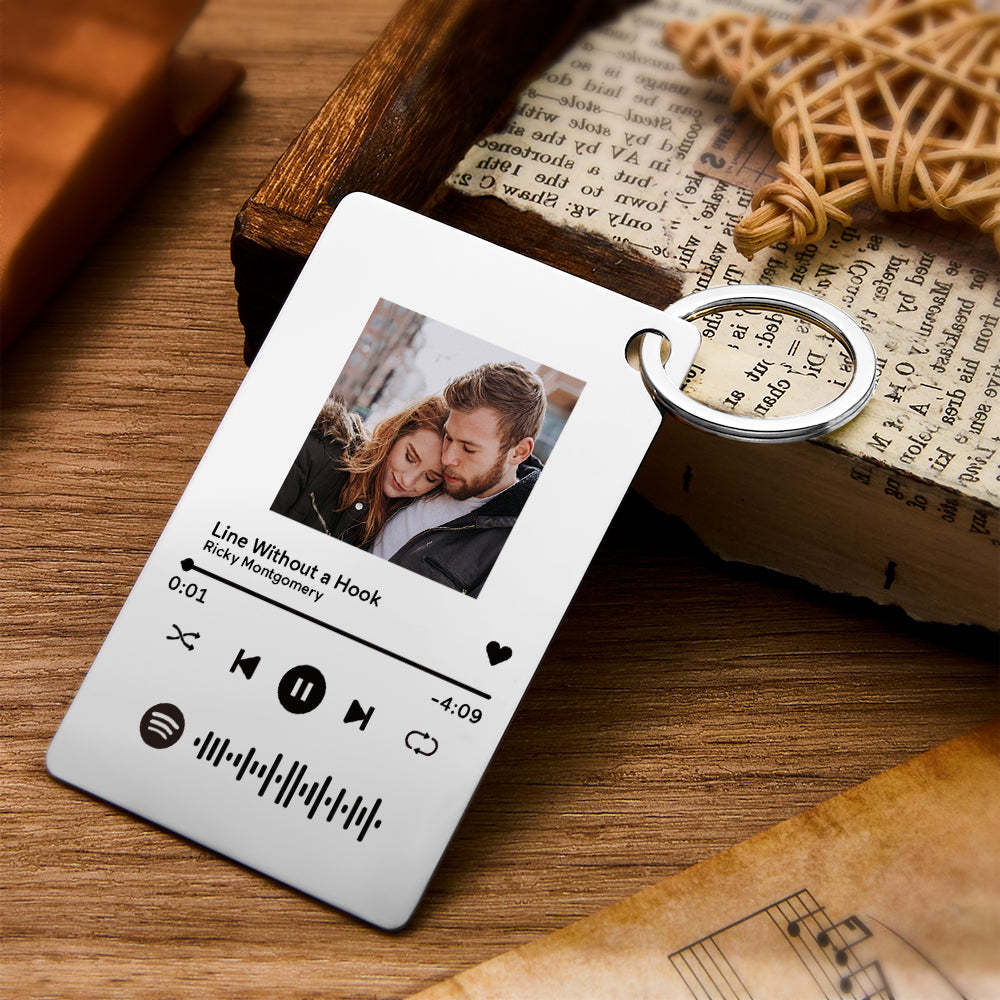 Custom Photo Scannable Spotify Code Music Plaque Valentine's Day Gifts Christmas Gift - soufeeluk