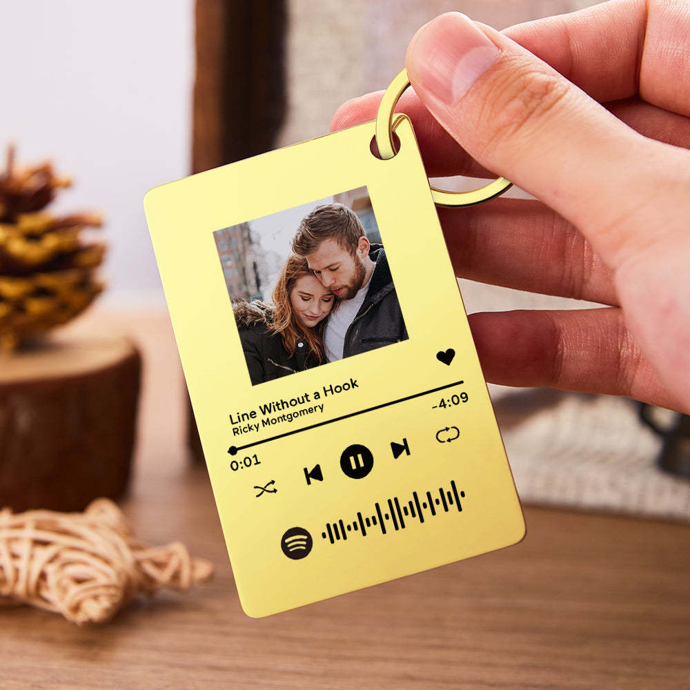 Custom Photo Scannable Spotify Code Music Plaque Valentine's Day Gifts Christmas Gift - soufeeluk