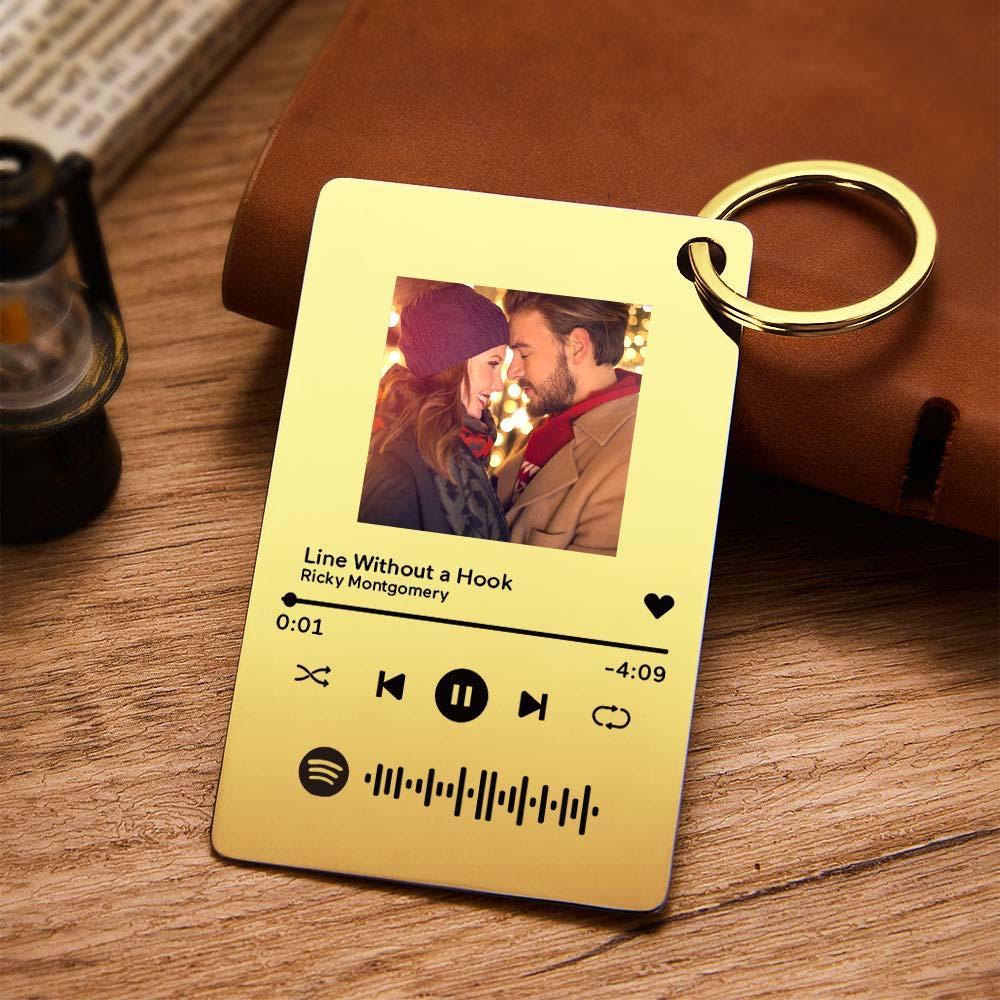 Custom Photo Scannable Spotify Code Music Plaque Valentine's Day Gifts Christmas Gift - soufeeluk
