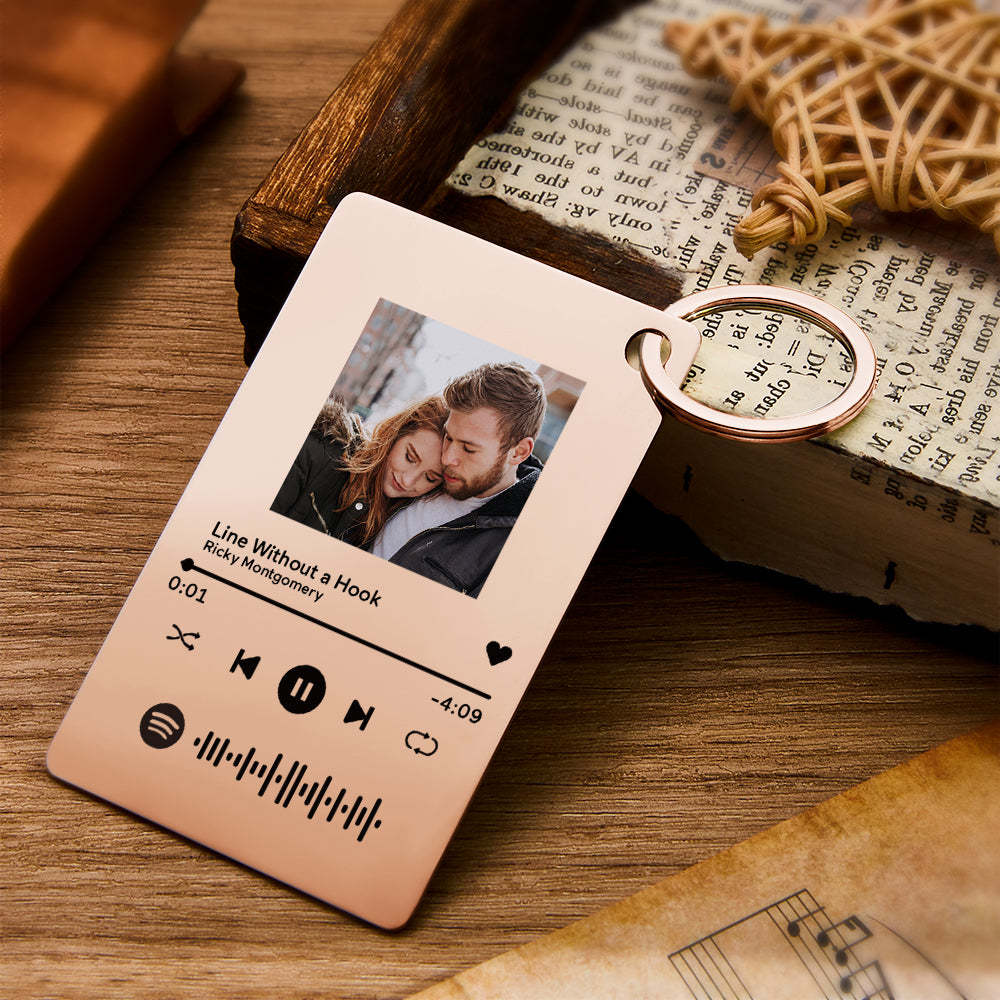 Custom Photo Scannable Spotify Code Music Plaque Valentine's Day Gifts Christmas Gift - soufeeluk