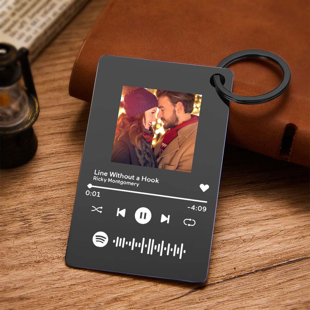 Custom Photo Scannable Spotify Code Music Plaque Valentine's Day Gifts Christmas Gift - soufeeluk
