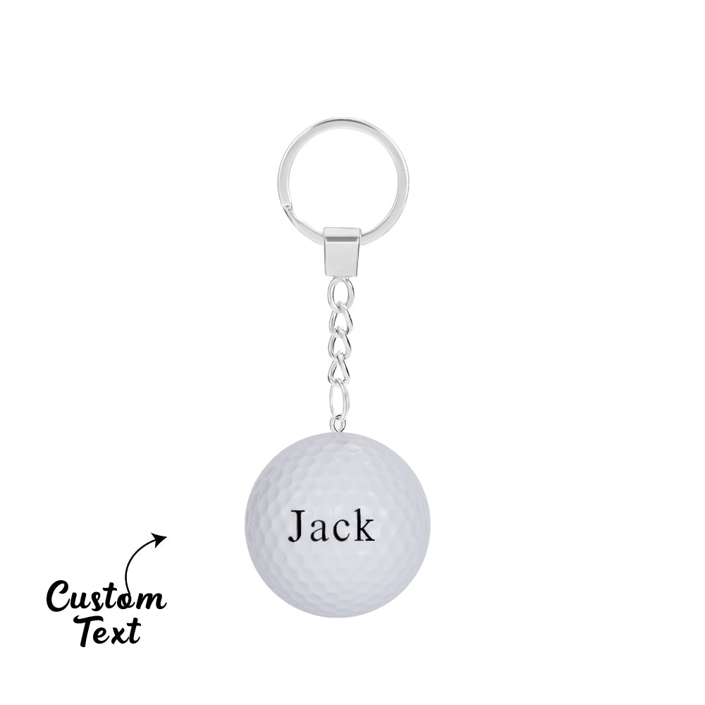 Custom Engraved Keychain Golf Creative Sport Gifts - soufeeluk