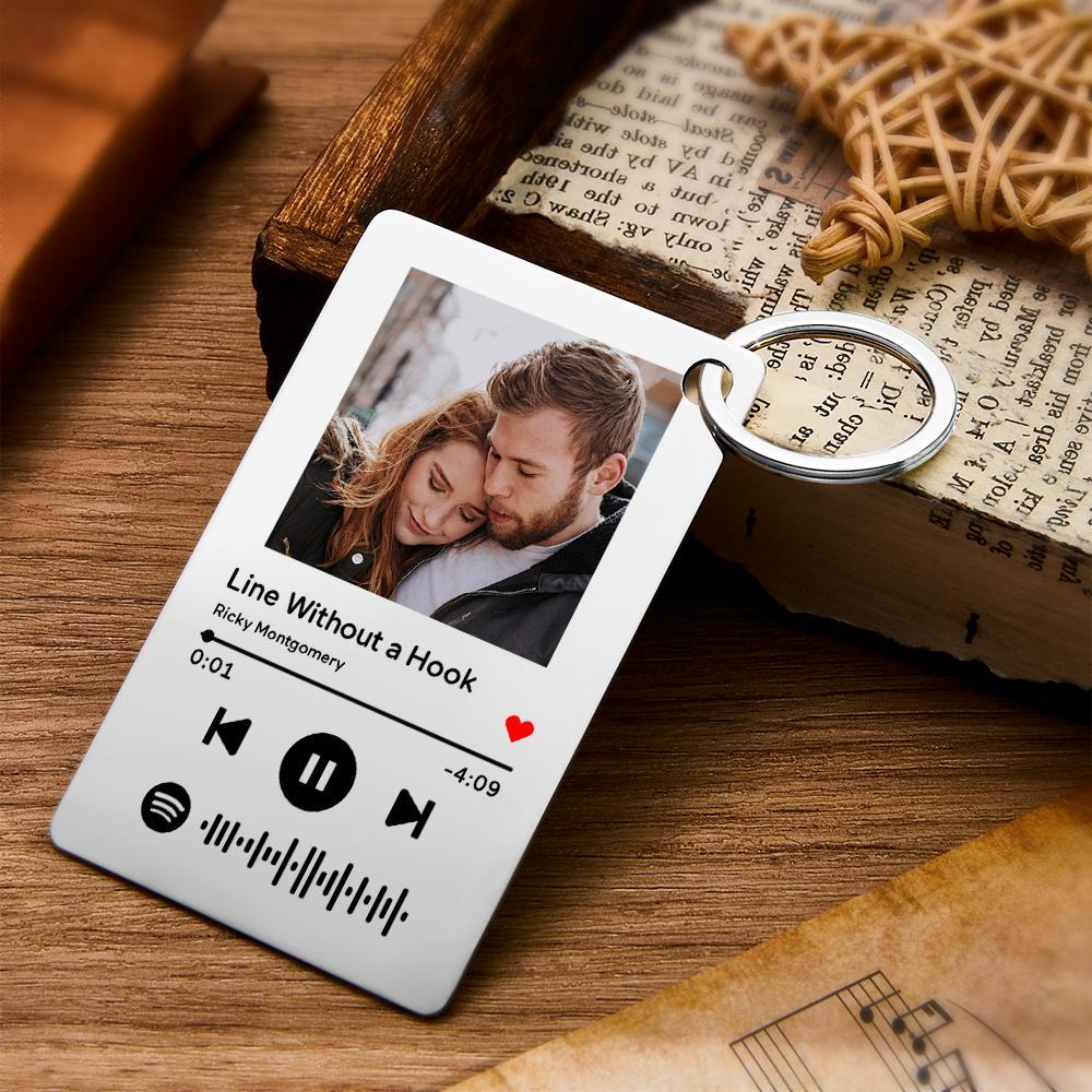 Custom Keychain With Picture Valentine's Day Birthday Gifts Personalised Keychains for Men Women - soufeeluk