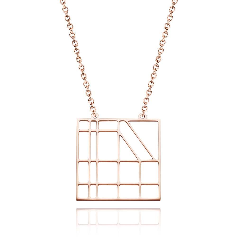Custom Map Necklace Create Exclusive Map Unique Gifts - soufeeluk