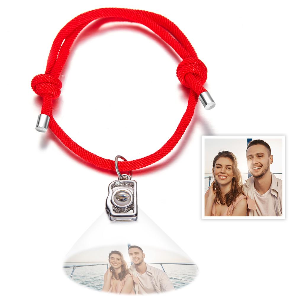 Custom Projection Photo Bracelet Creative Camera Couple Gifts - soufeeluk