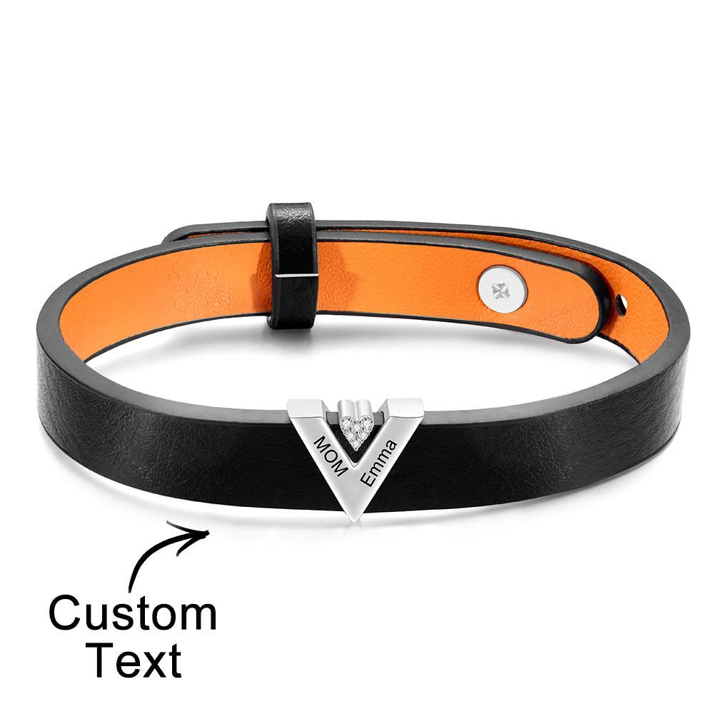 Custom Engraved Bracelet Simple Fashion Advanced Gifts - soufeeluk