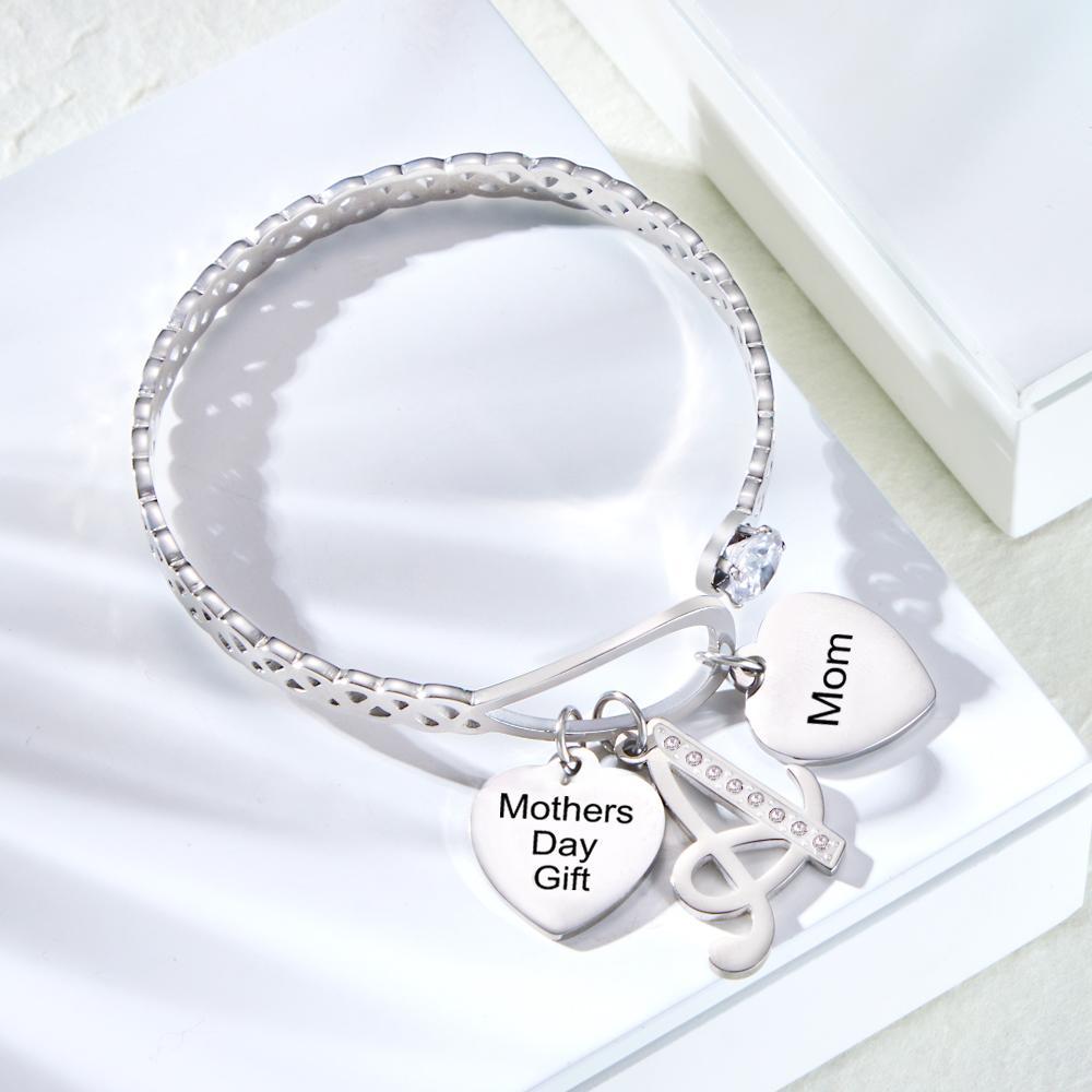 Custom Engraved Bracelet Creative Pendant Hollow Out Design Gifts - soufeeluk