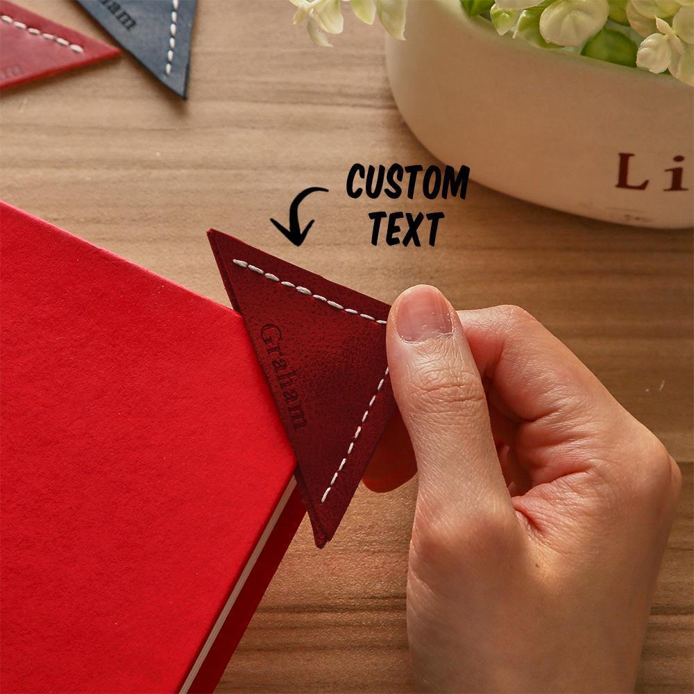 Custom Engraved Bookmark Hand Stitched Custom Bookmark Gift For Book Lover