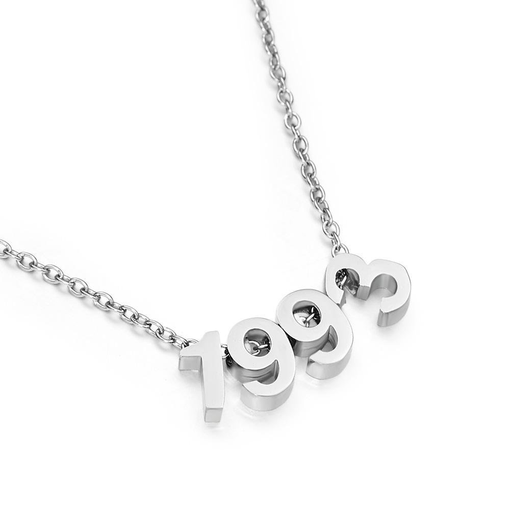 Number Necklace Special Date or Team Number Gift for Sports Team Mother's Day and All Occasions - soufeeluk