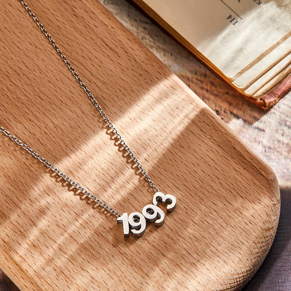 Number Necklace Special Date or Team Number Gift for Sports Team Mother's Day and All Occasions - soufeeluk