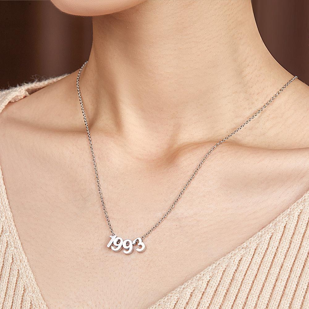 Number Necklace Special Date or Team Number Gift for Sports Team Mother's Day and All Occasions - soufeeluk