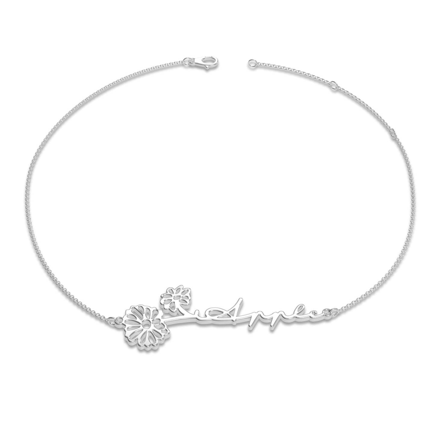 Custom Birthflower Name Bracelet, The Best Gift For You - soufeeluk