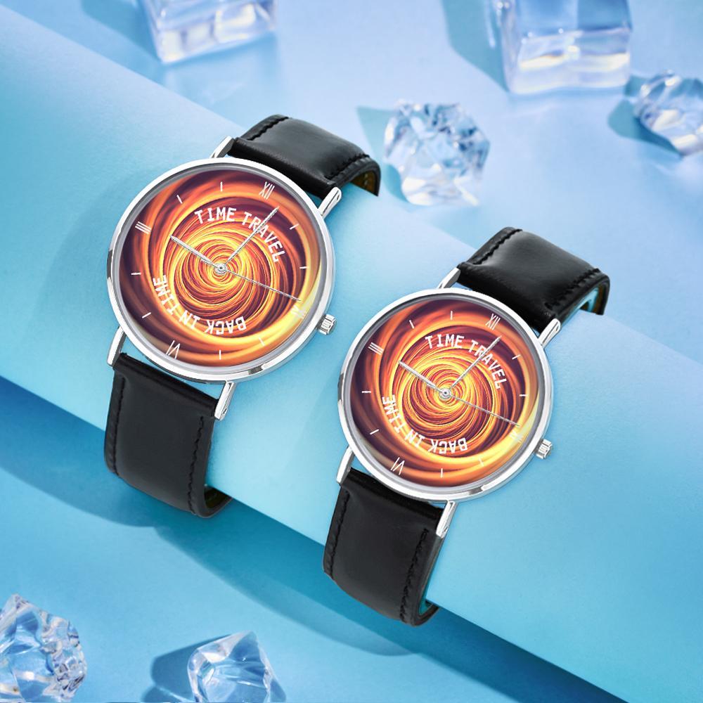 Custom Backward Watch Back In Time Watch - Time Travel