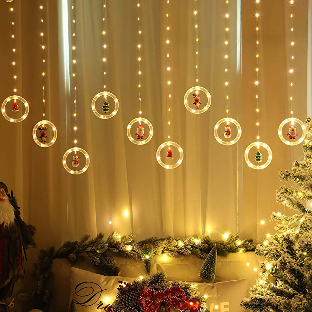 Christmas Decoration String Lights with Battery Operated or USB Powered Christmas Hanging Ornaments for Indoor Outdoor Holiday Christmas New Year Party Decorations - soufeeluk