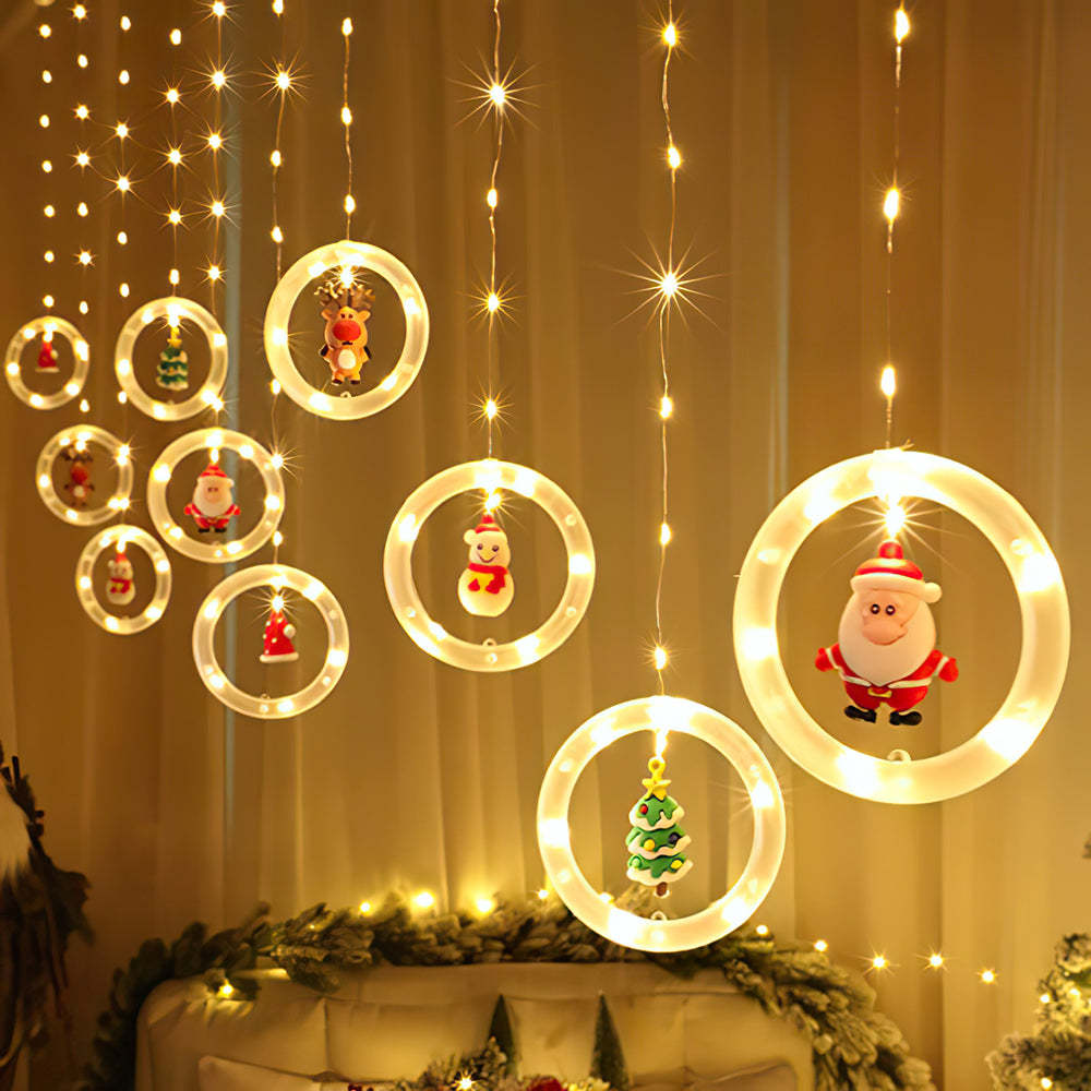Christmas Decoration String Lights with Battery Operated or USB Powered Christmas Hanging Ornaments for Indoor Outdoor Holiday Christmas New Year Party Decorations - soufeeluk