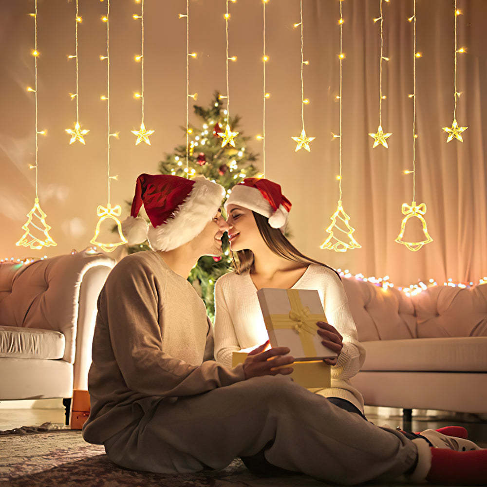 Christmas Decoration String Lights Christmas Hanging Ornaments for Indoor Outdoor Holiday Christmas New Year Party Decorations - soufeeluk