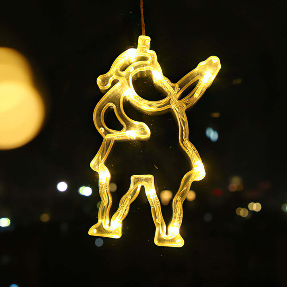 Christmas Decoration String Lights Christmas Hanging Ornaments for Indoor Outdoor Holiday Christmas New Year Party Decorations - soufeeluk