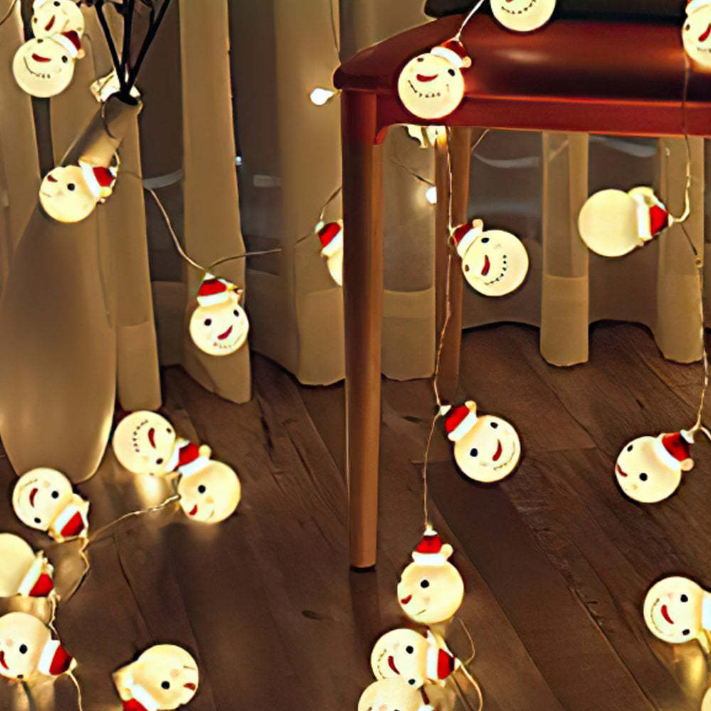 Christmas Decoration String Lights with Battery Operated or USB Powered Christmas Hanging Ornaments for Indoor Outdoor Holiday Christmas New Year Party Decorations - soufeeluk