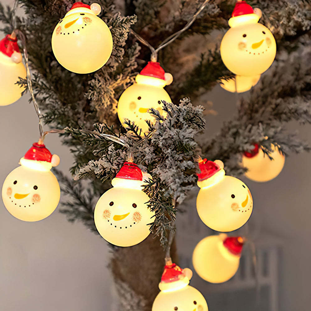 Christmas Decoration String Lights with Battery Operated or USB Powered Christmas Hanging Ornaments for Indoor Outdoor Holiday Christmas New Year Party Decorations - soufeeluk
